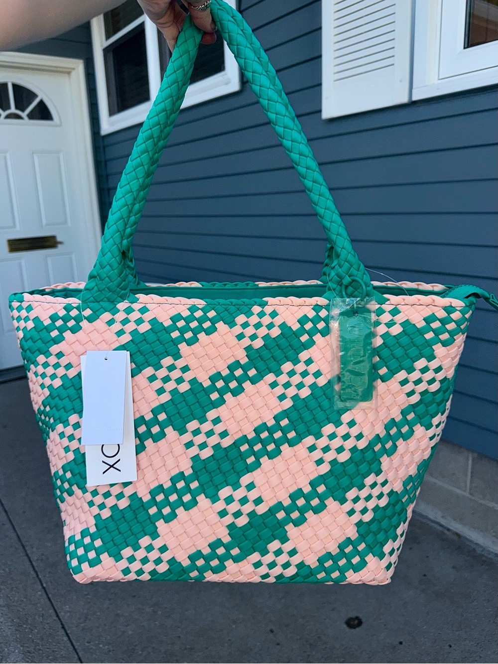 NWT Wildfox Neoprene Weave Tote Bag